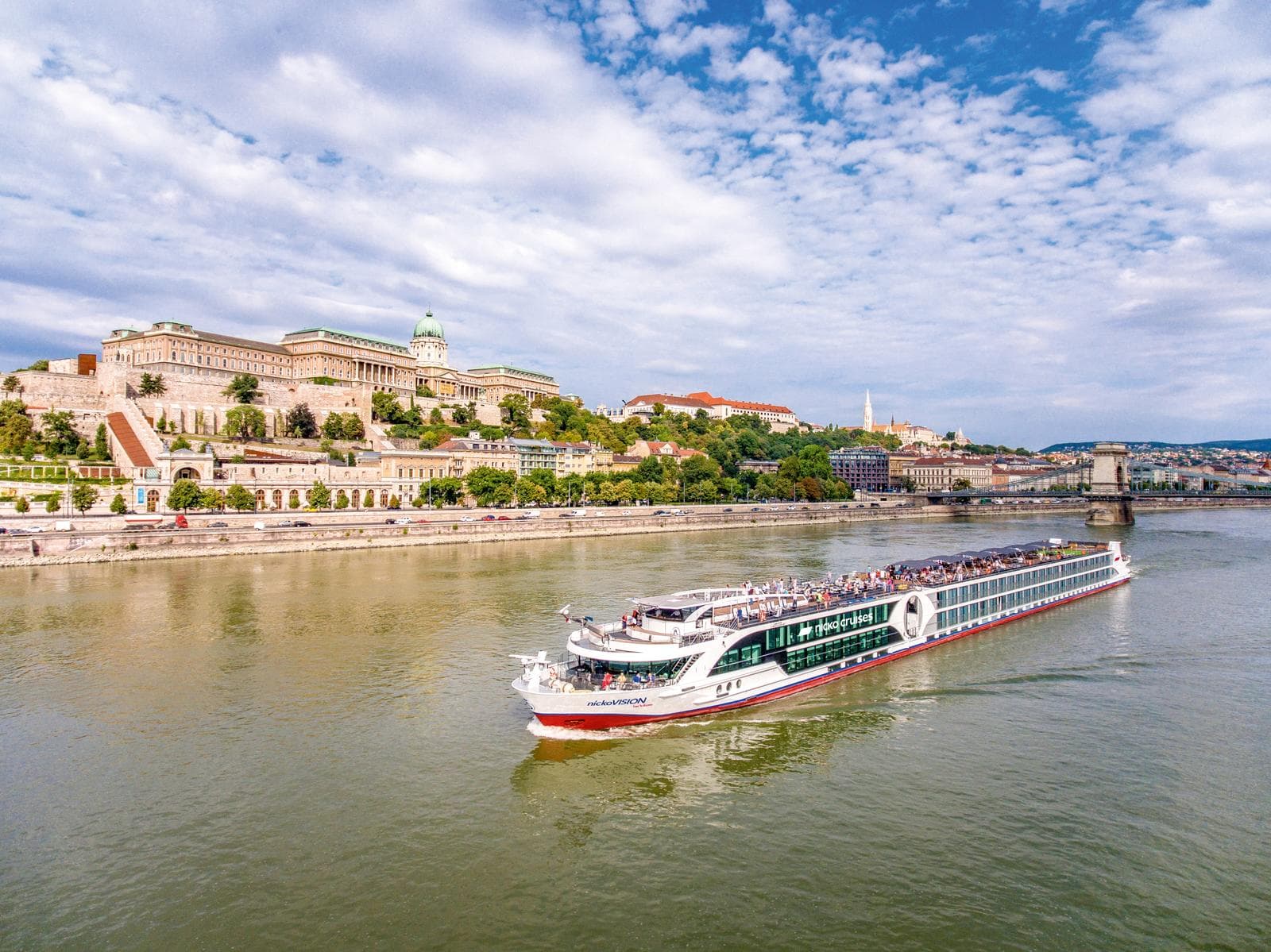 Schiffsbild von der nickoVISION auf der Donau