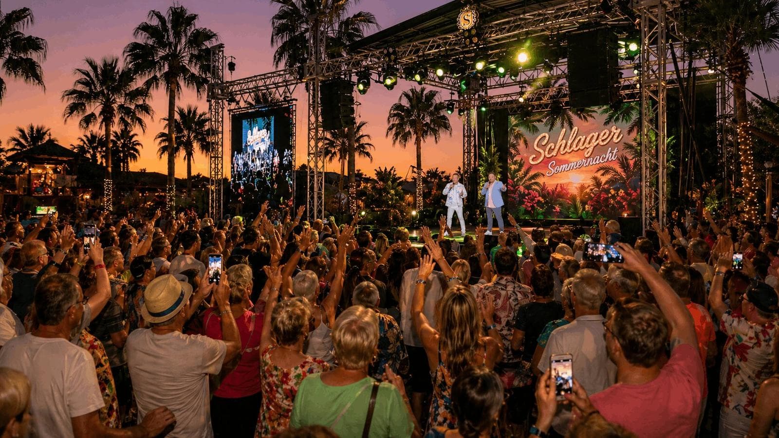 Schlagerspass am Selectum Family Resort in Belek / KI generiert