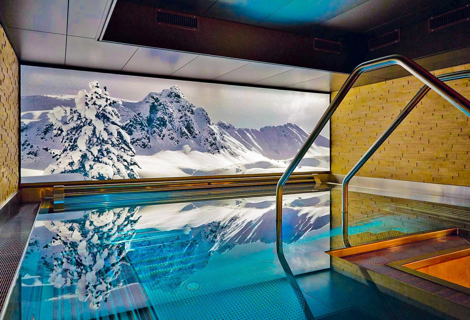 Hotel Seehof Davos Poolbereich