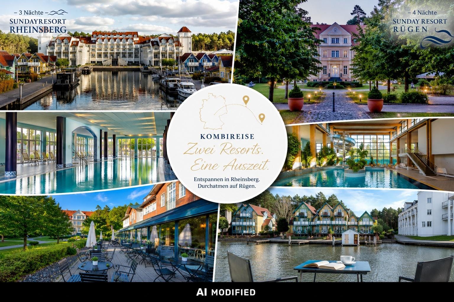 Zwei Resorts, Eine Auszeit