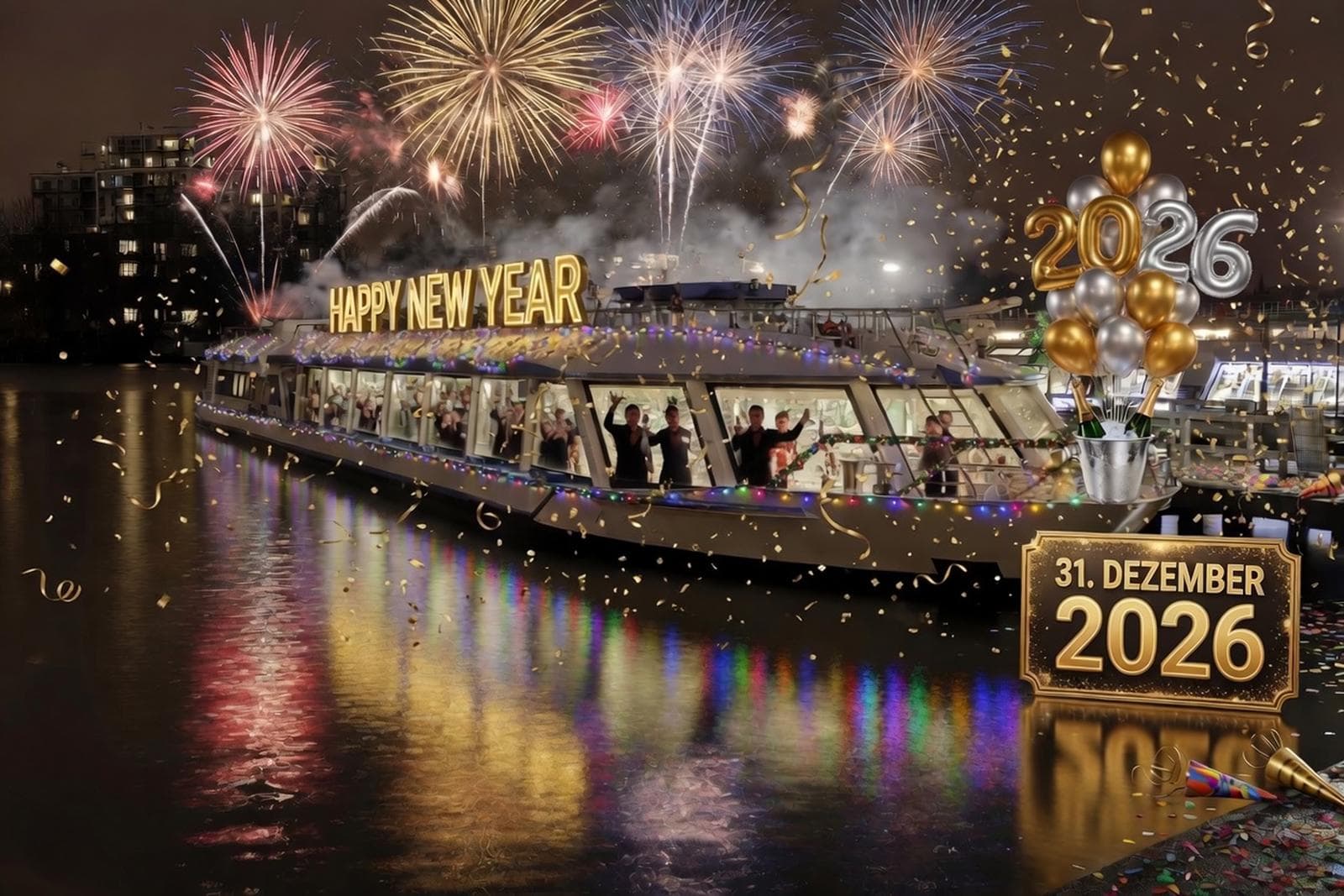 Silvester auf der Spree