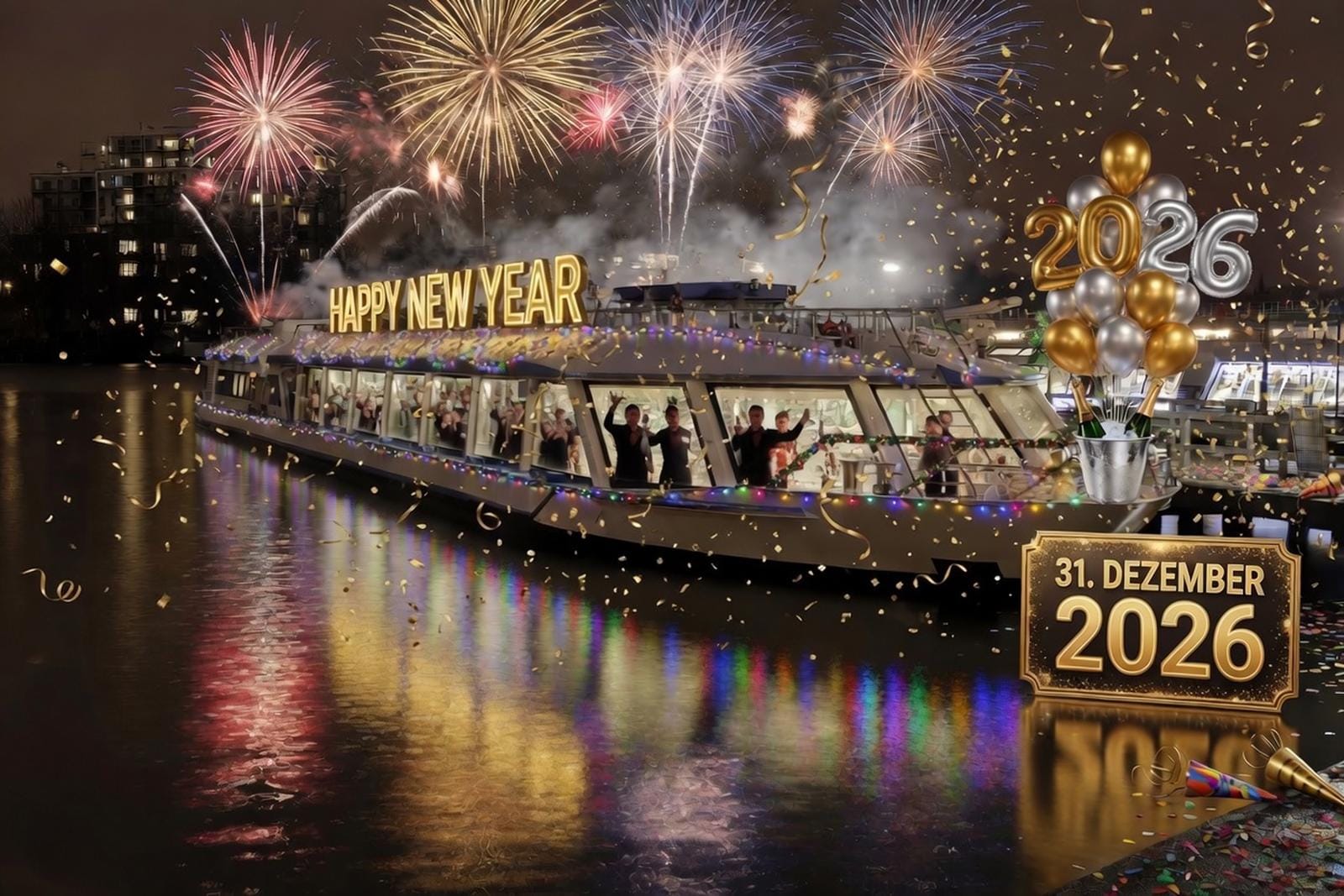 Silvester auf der Spree