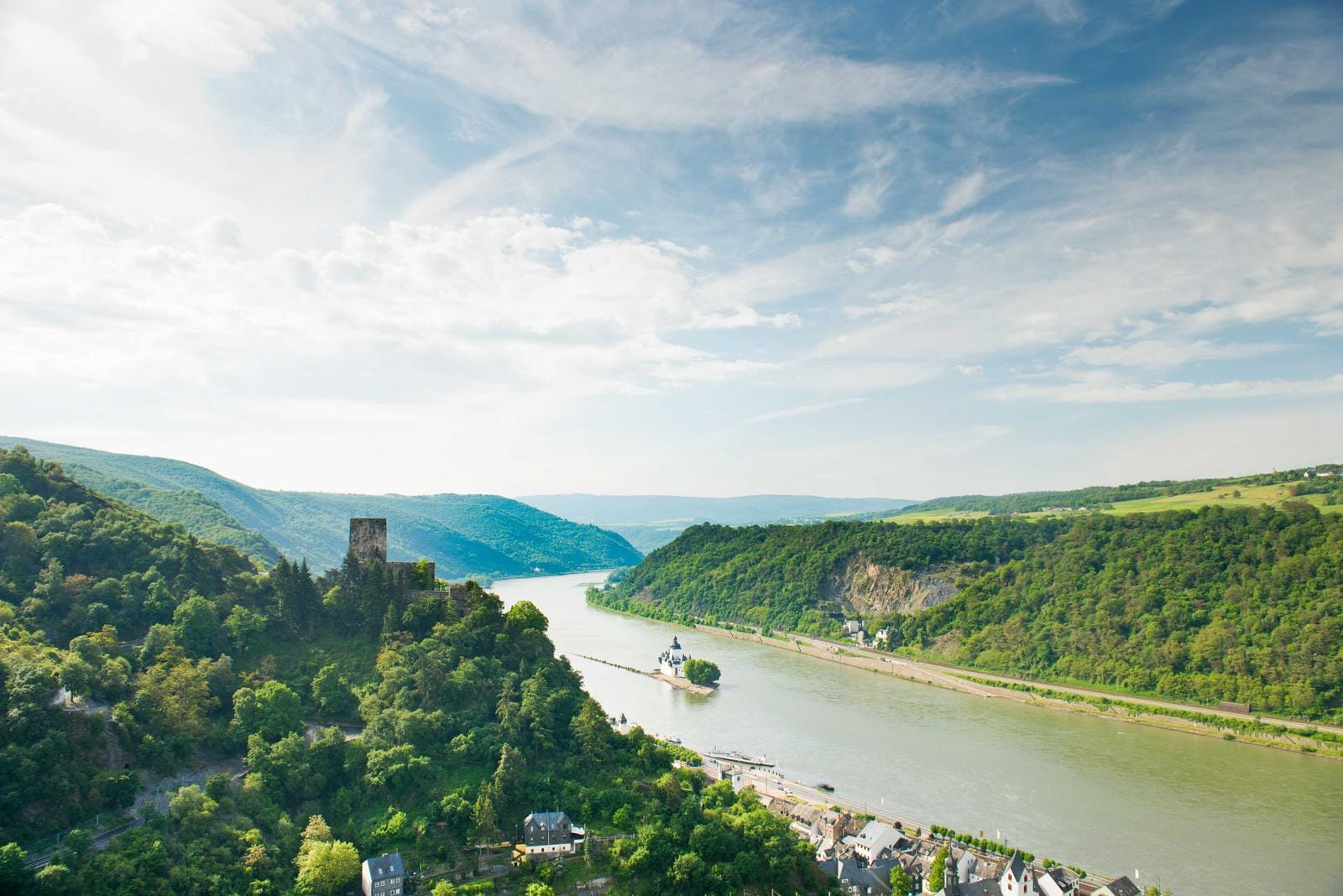 Blick über das Mittelrheintal