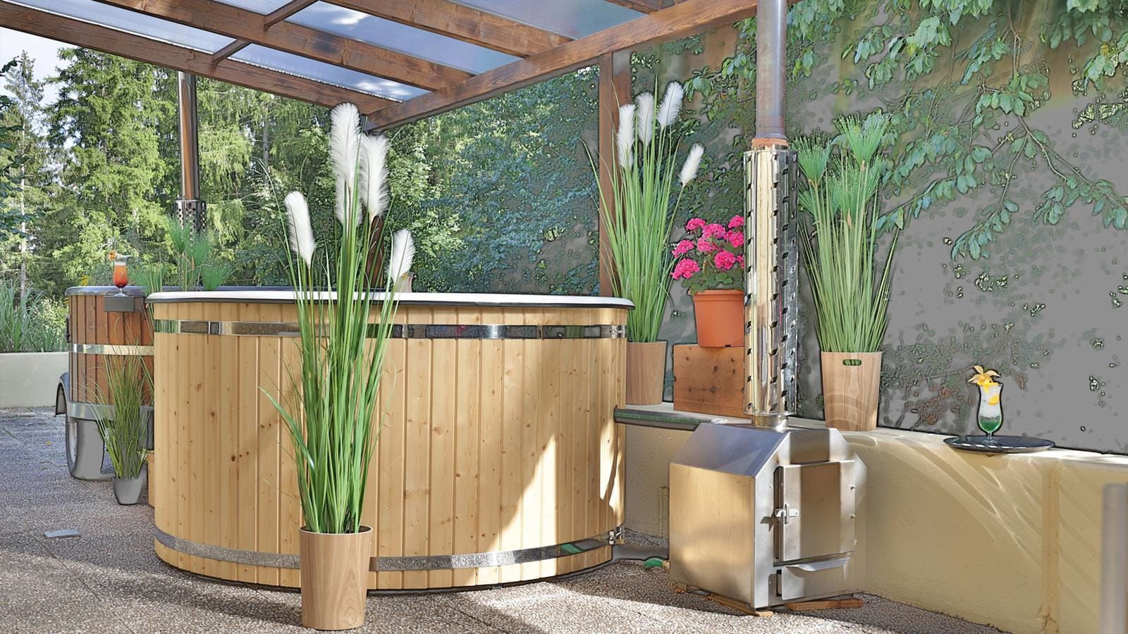 Entspanntes Spa-Erlebnis am Whirlpool