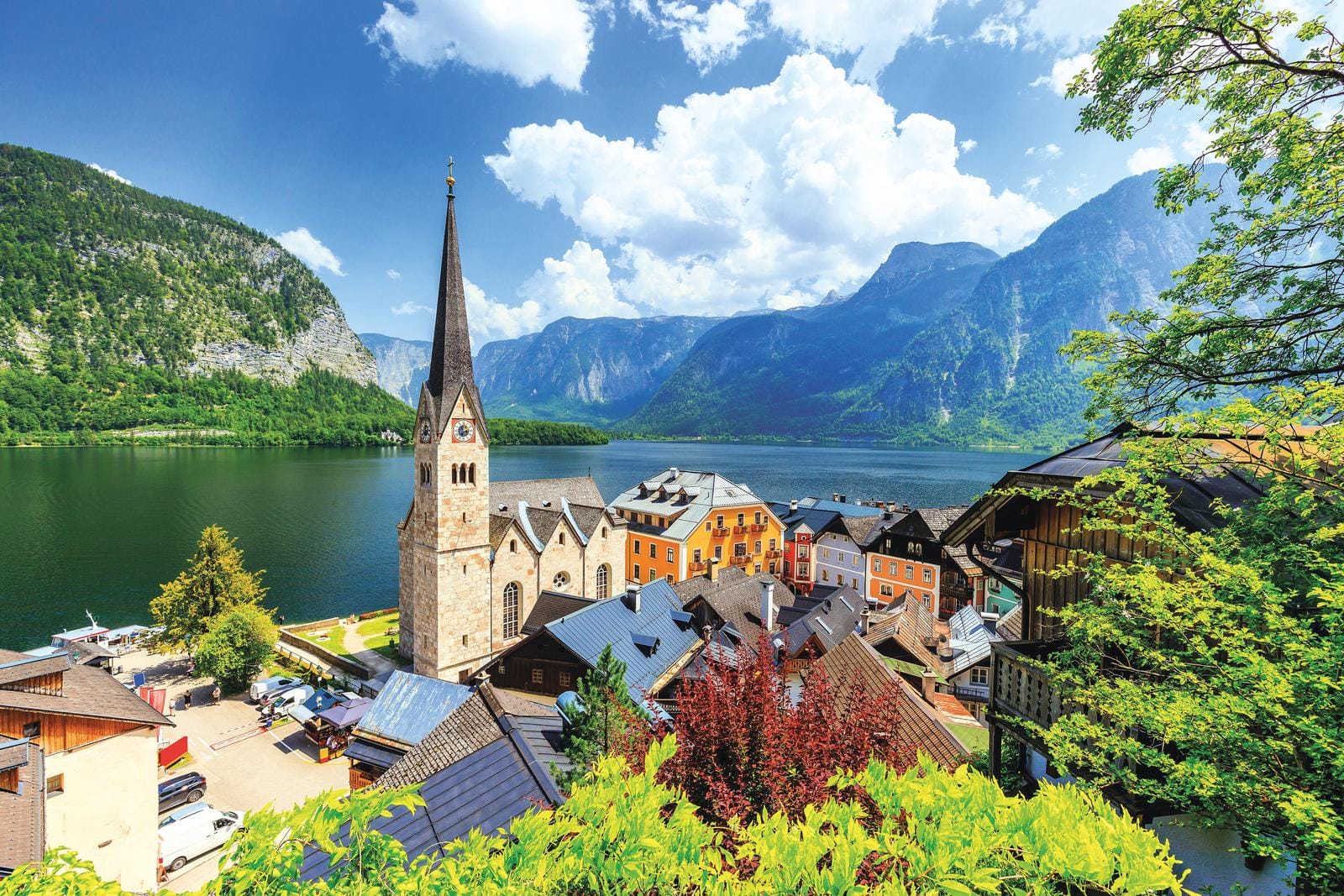 Das Salzkammergut und der Hallstätter See