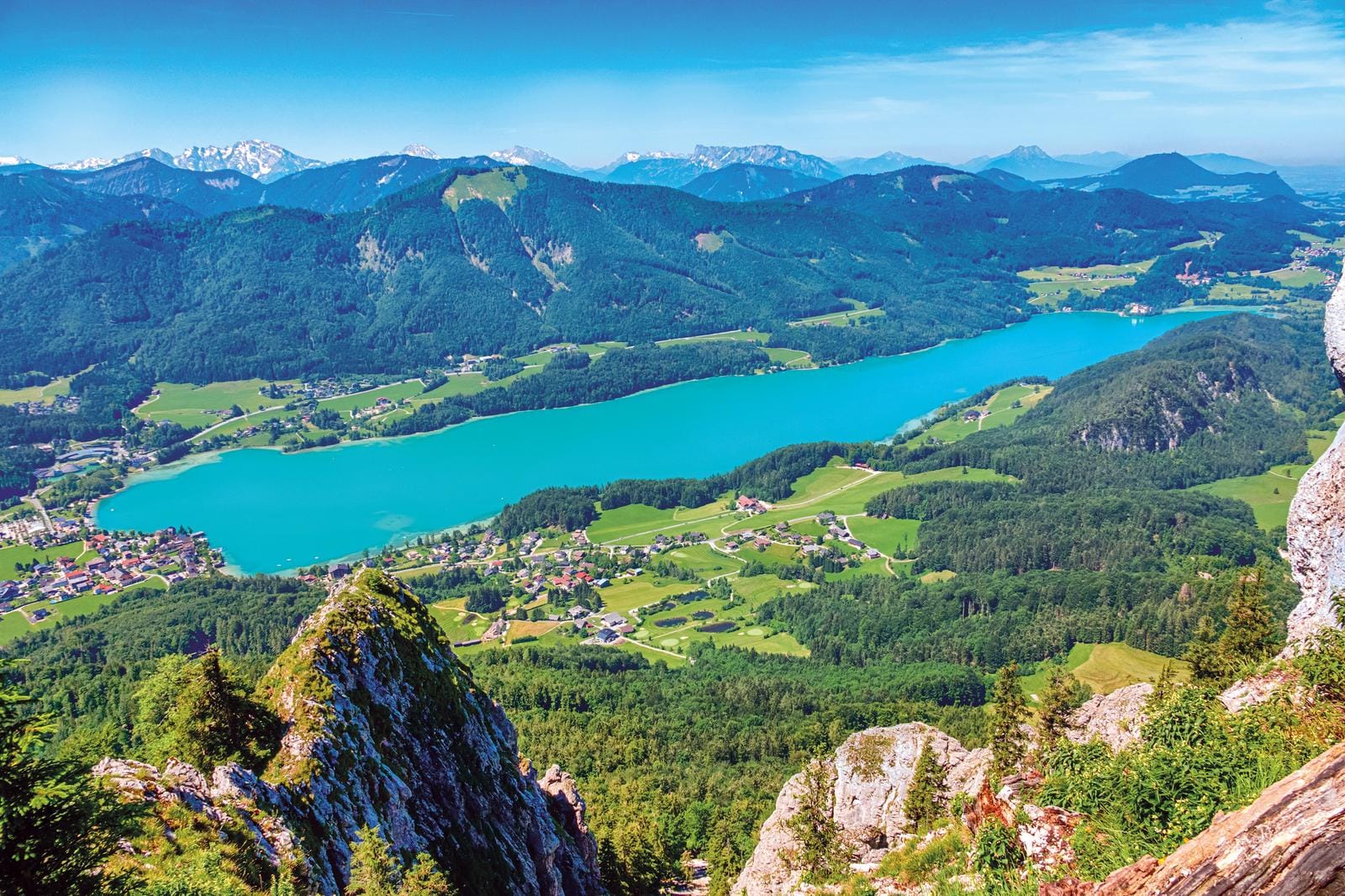 Der Fuschlsee im Salzkammergut