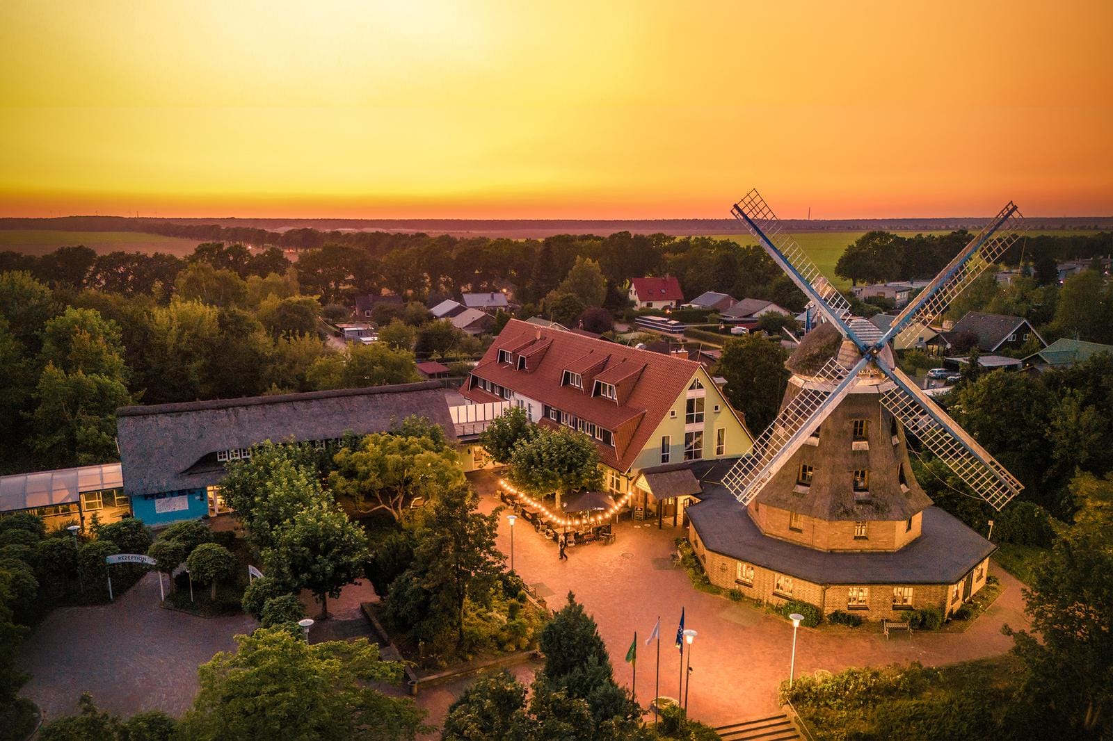 Hotel Lewitz Luftaufnahme