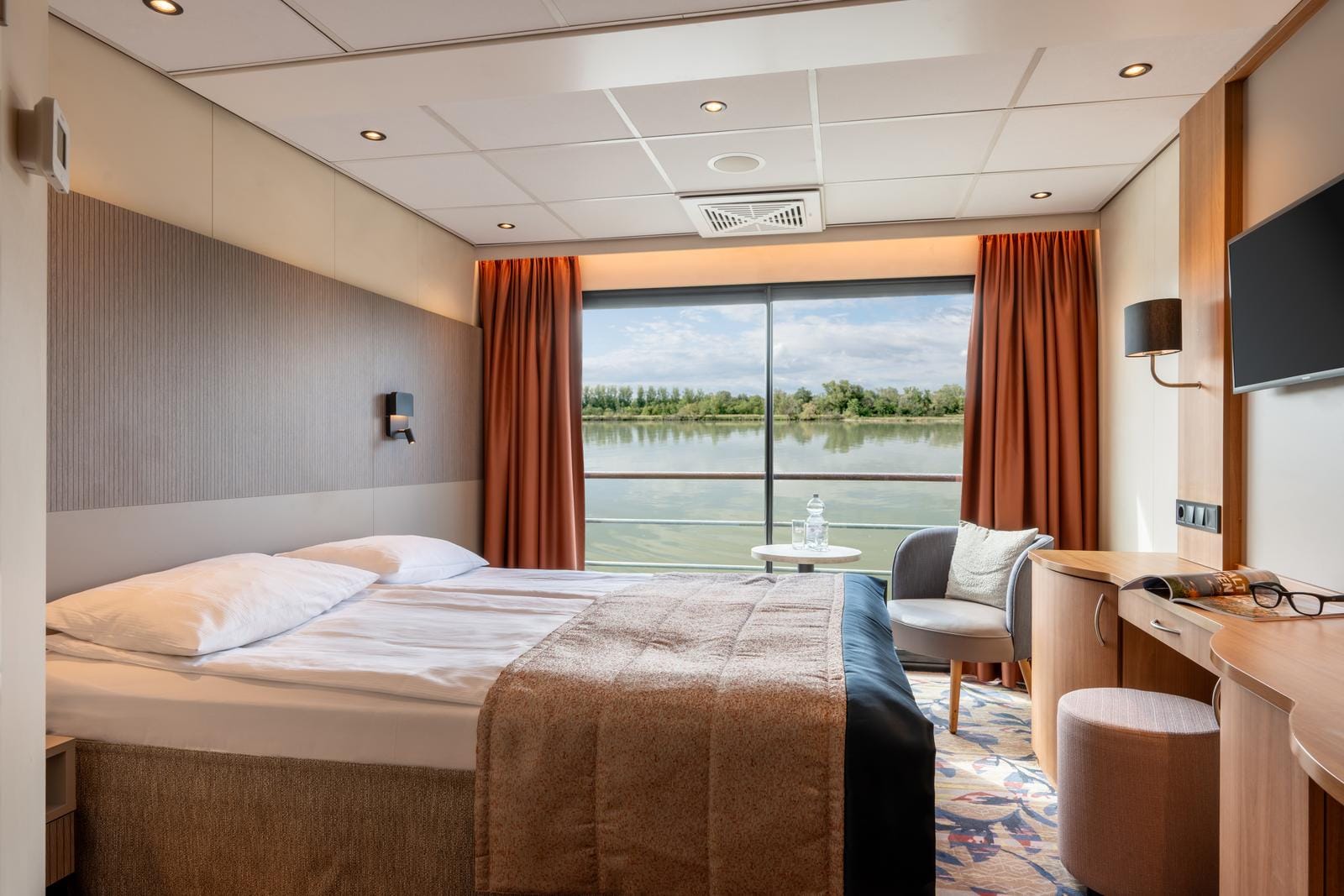 RHEIN SYMPHONIE Aussenkabine Balkon