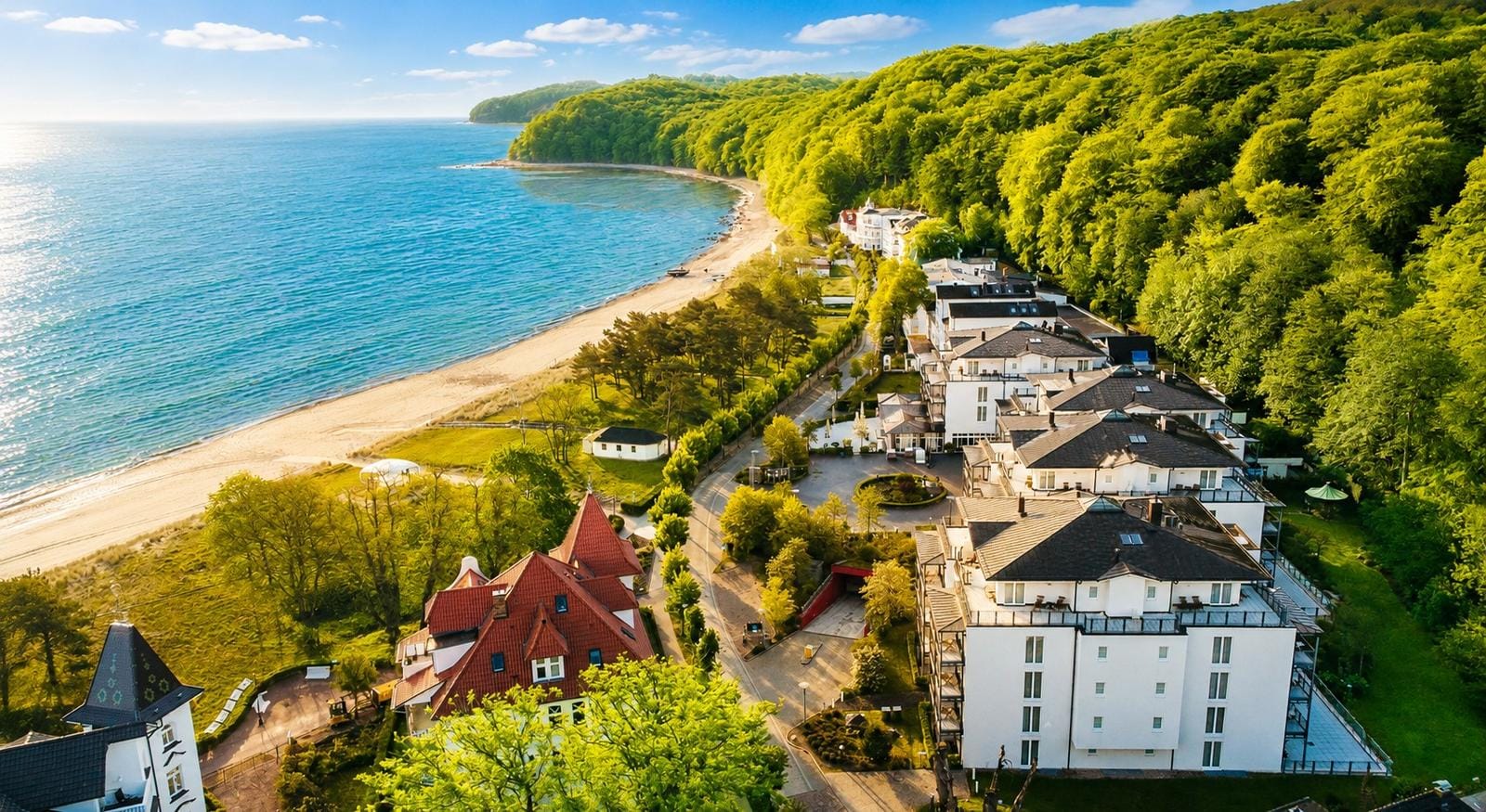Grand Hotel Binz, Luftaufnahme