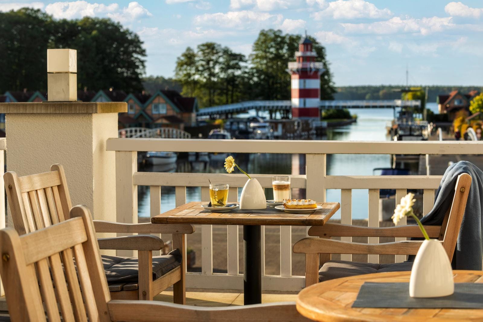Terrass Recise Resort Hafendorf Rheinsberg