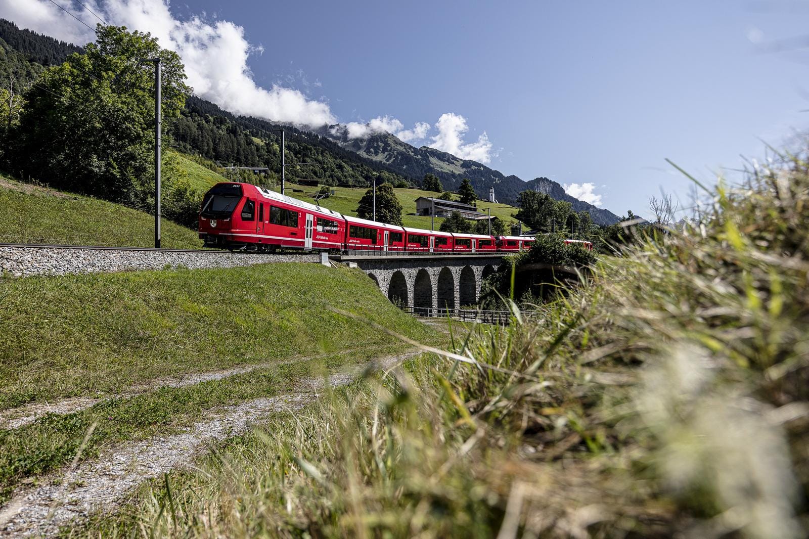 Rhätische Bahn im Prättigau