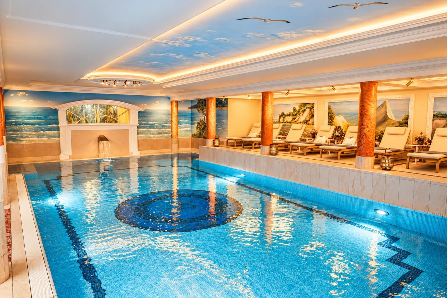 Wellnessbereich im Rugard Thermal Strandhotel