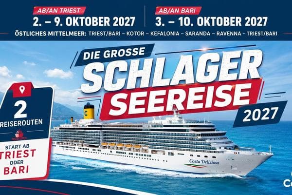 Die große Schlager-Seereise 2027