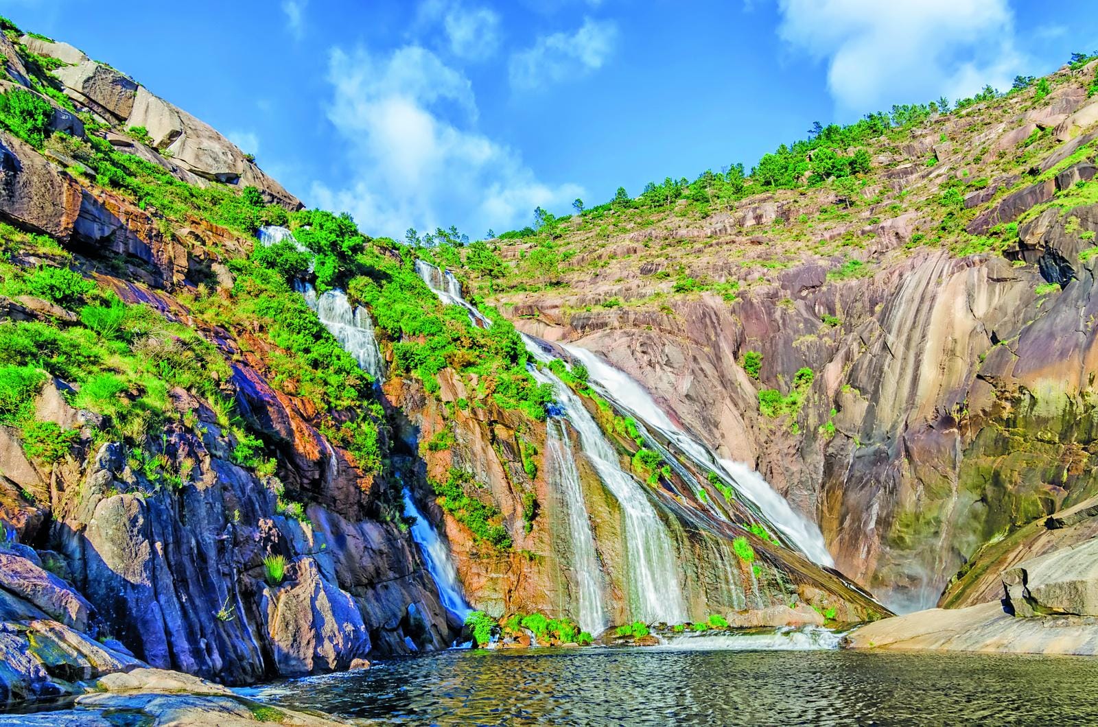 Nordportugal - Wasserfall Fervenza do Ézaro