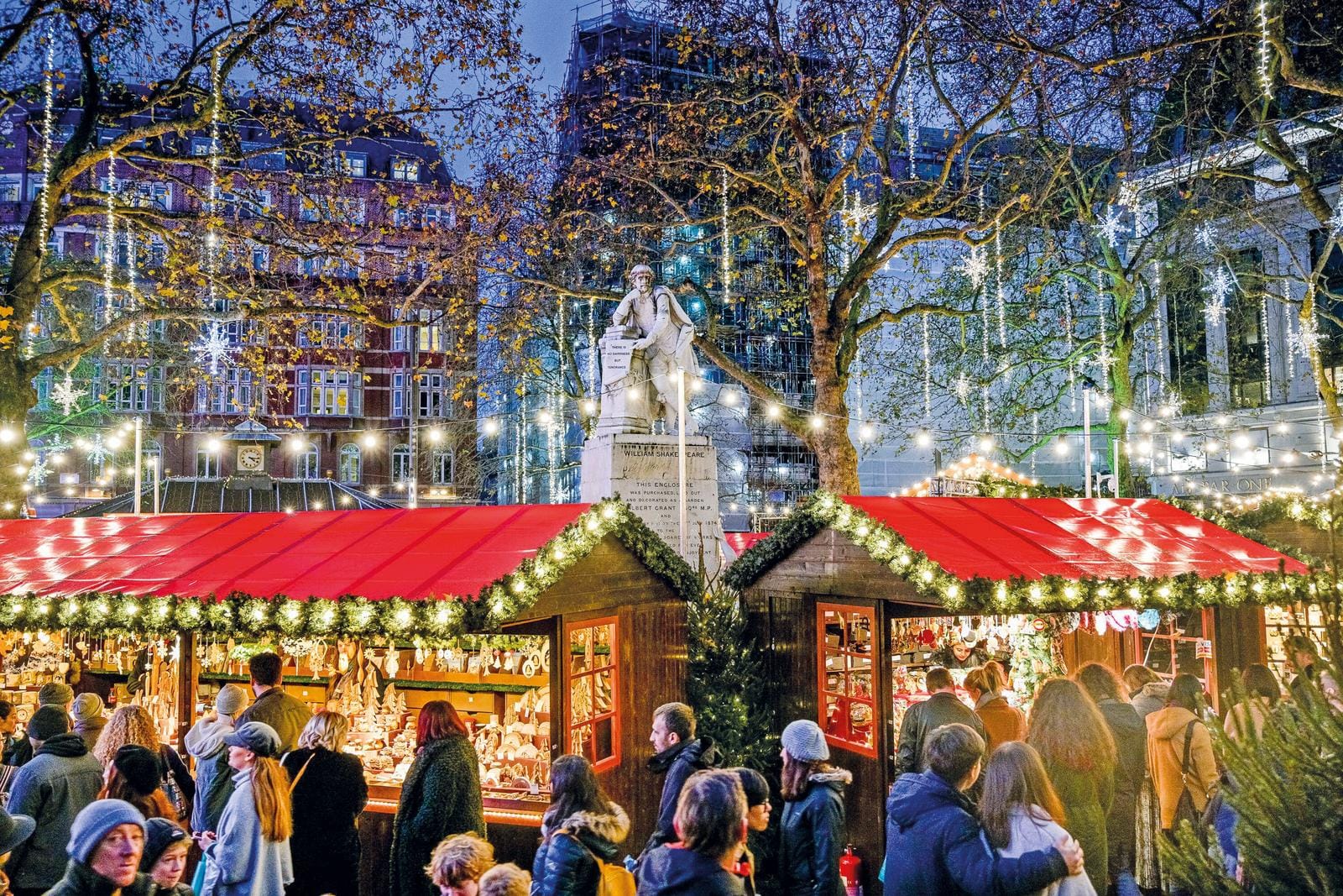 London-Weihnachtsmarkt am Leicester Square