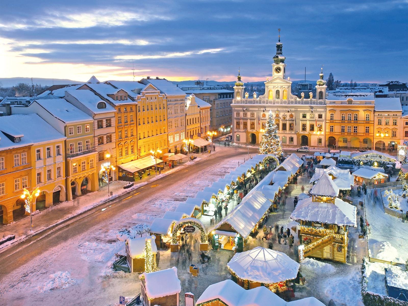 Tschechien-Weihnachtsmarkt in Budweis