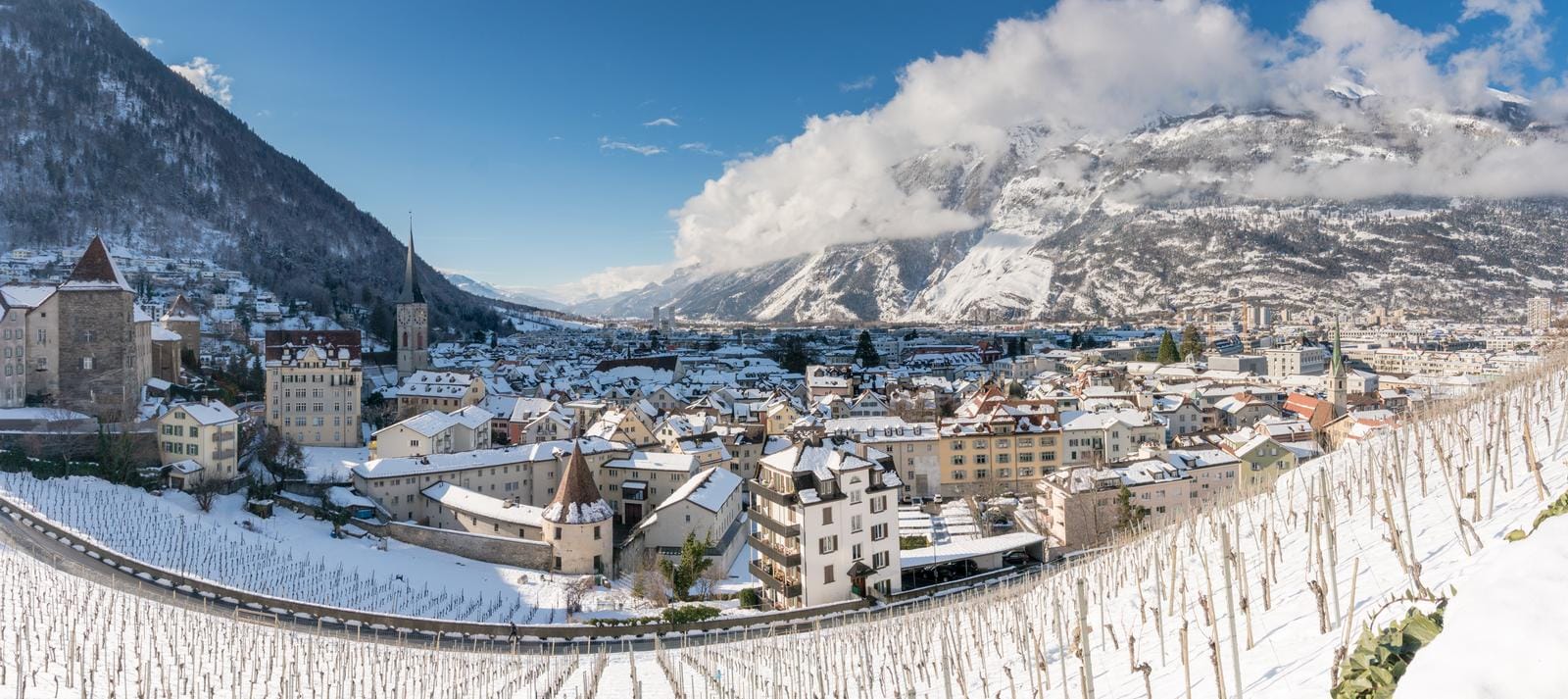 Blick auf die Churer Altstadt