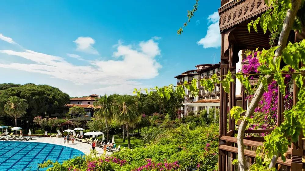 Selectum Family Resort Belek Blick auf Bool