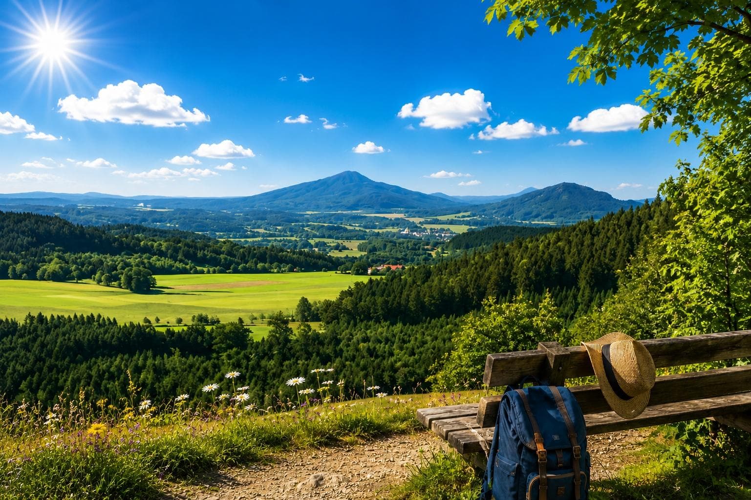 Romantikhotel zum Lindengarten - Landschaft