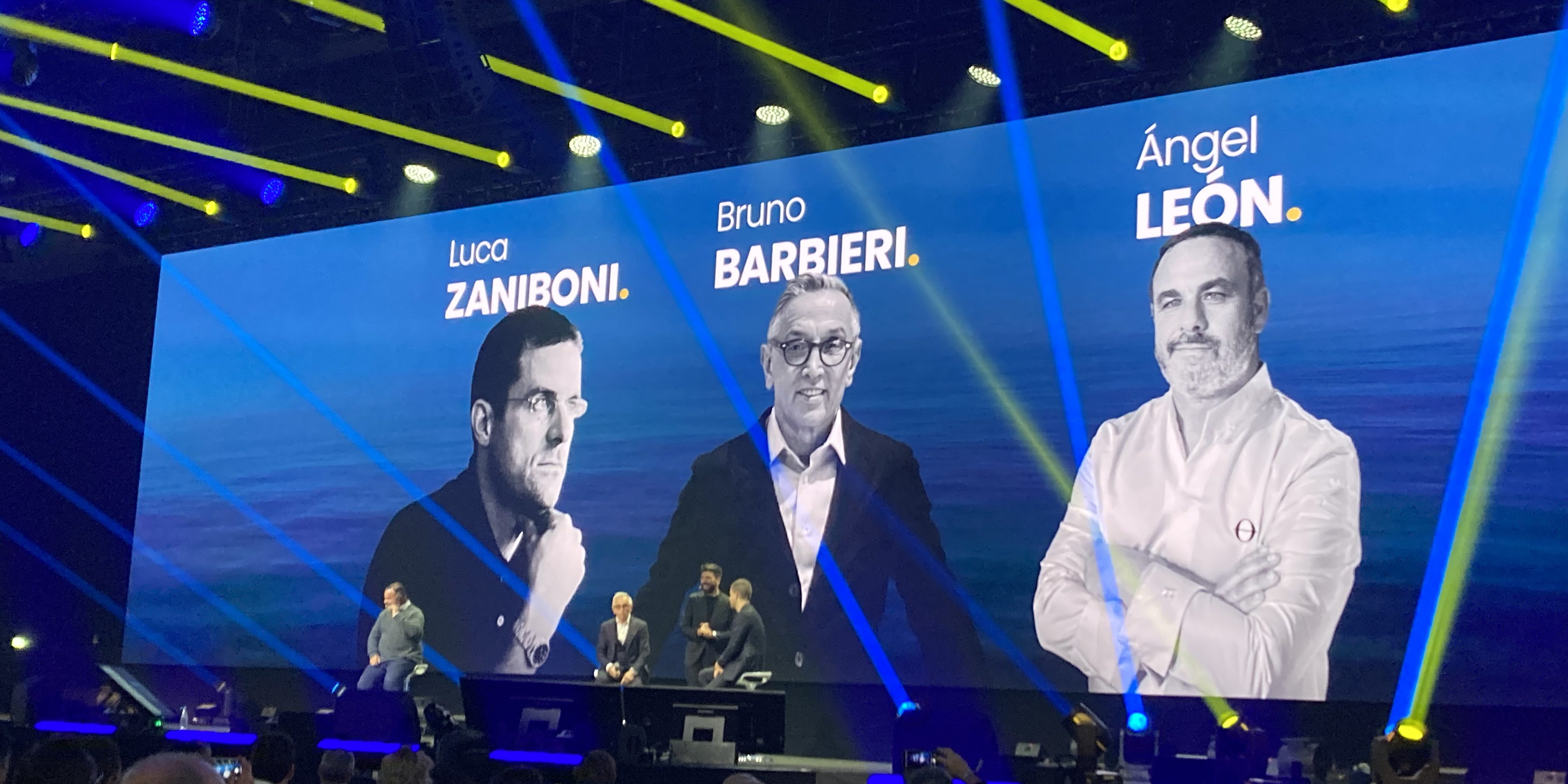 Auch die Sterneköche Bruno Barbieri und Angel Leon waren vor Ort.